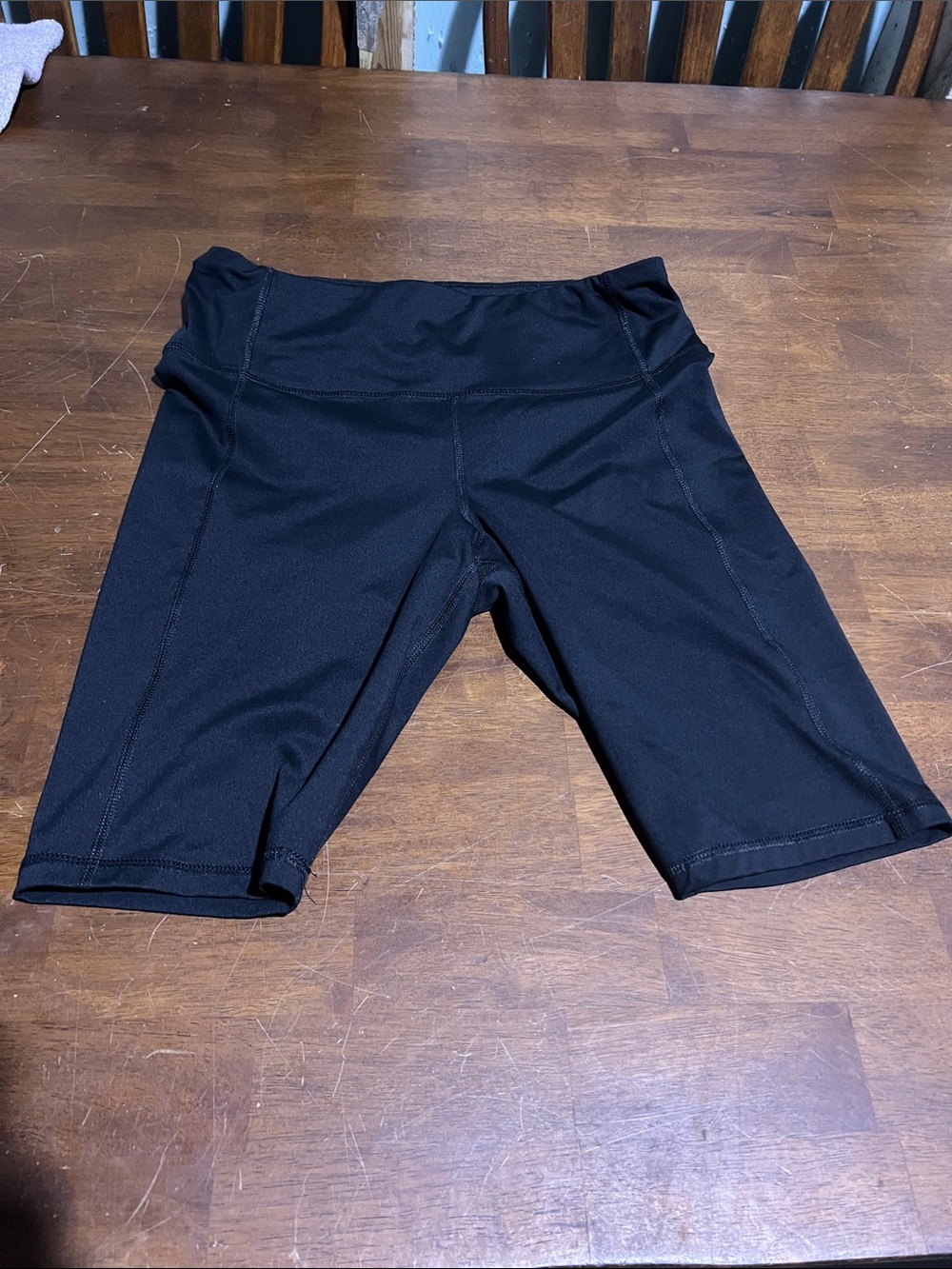 all in motion Black High-Rise Bike Shorts